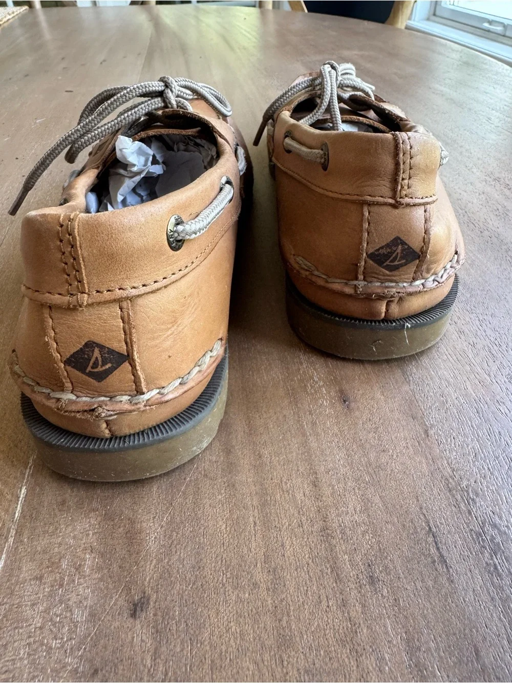 Sperry Men’s Brown Leather 2-Eye Boat Shoes